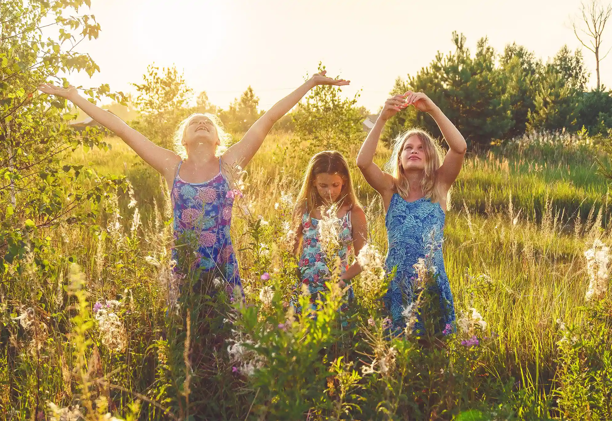 camping familial enfants nature