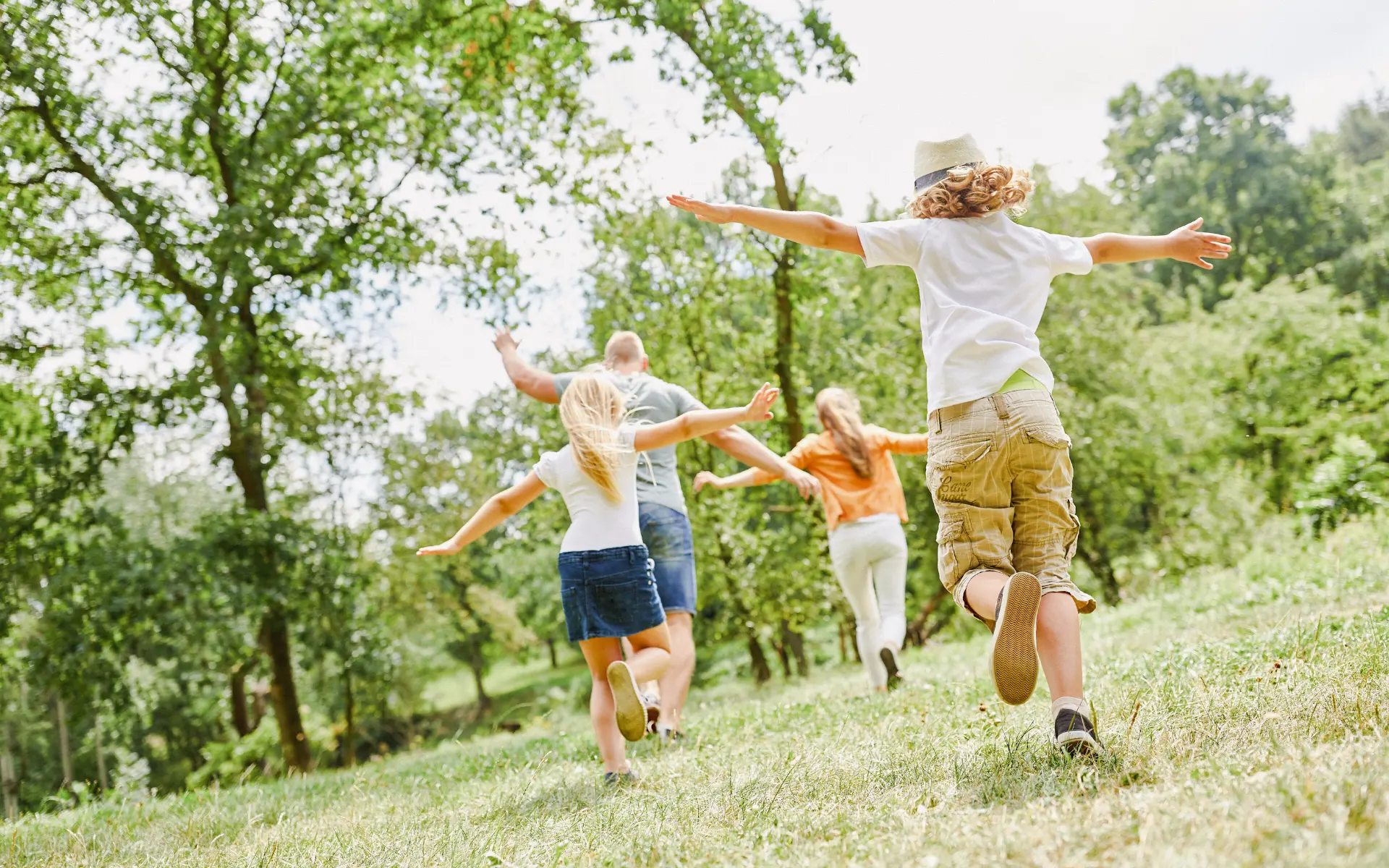 famille espaces herbe nature