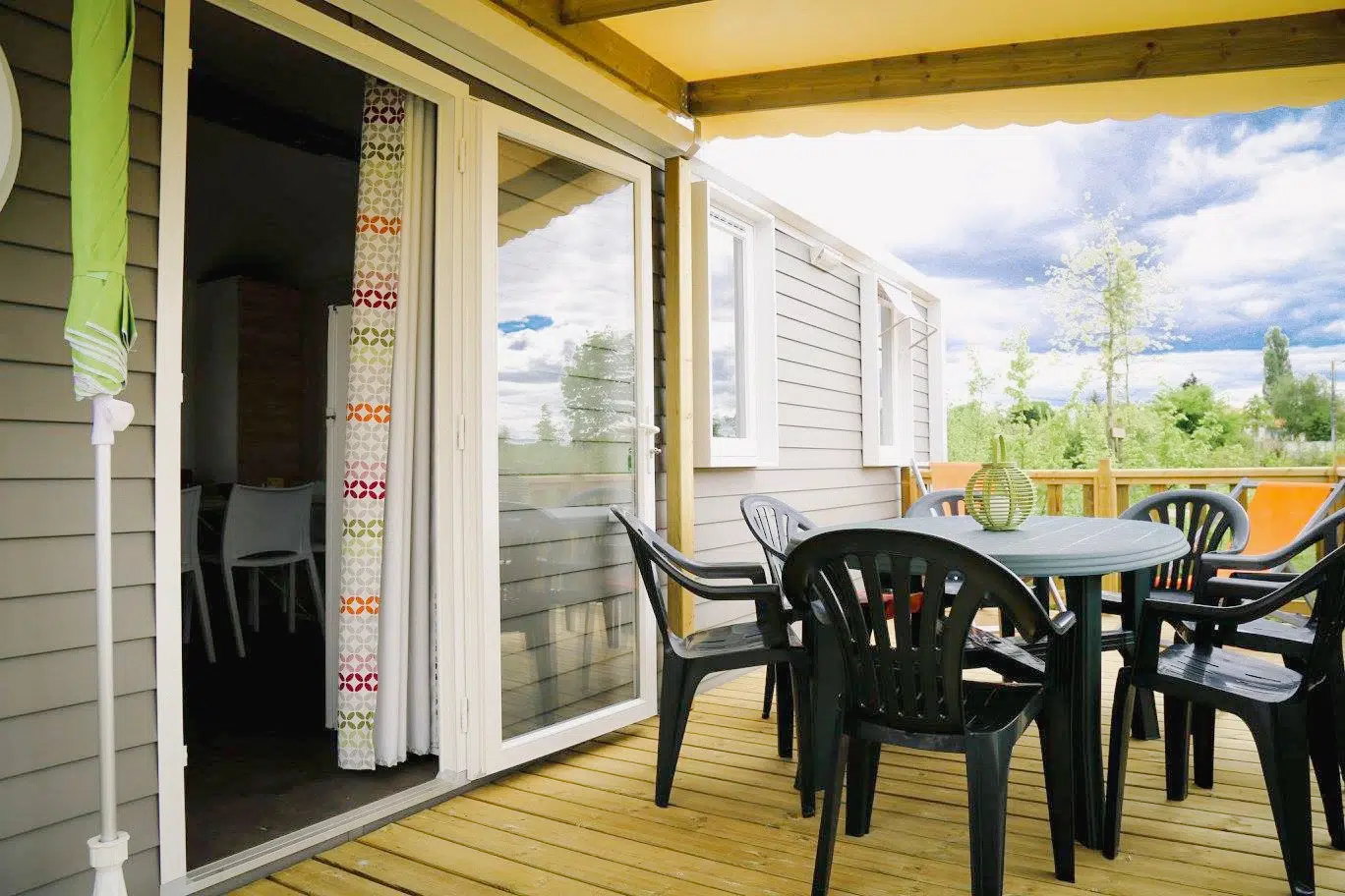 terrasse mobil home camping BAV Le Plan dEau