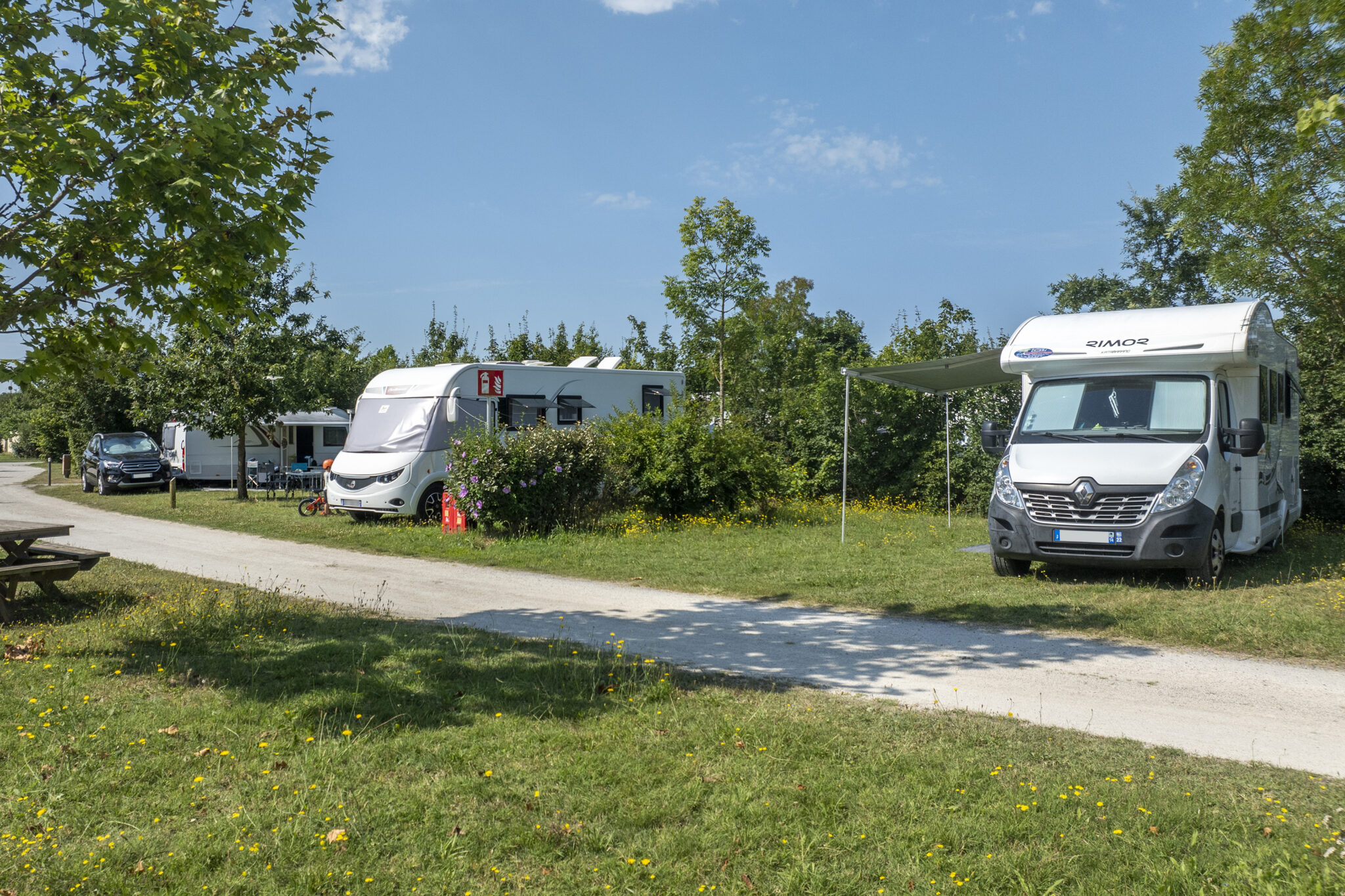 emplacements tente caravaning